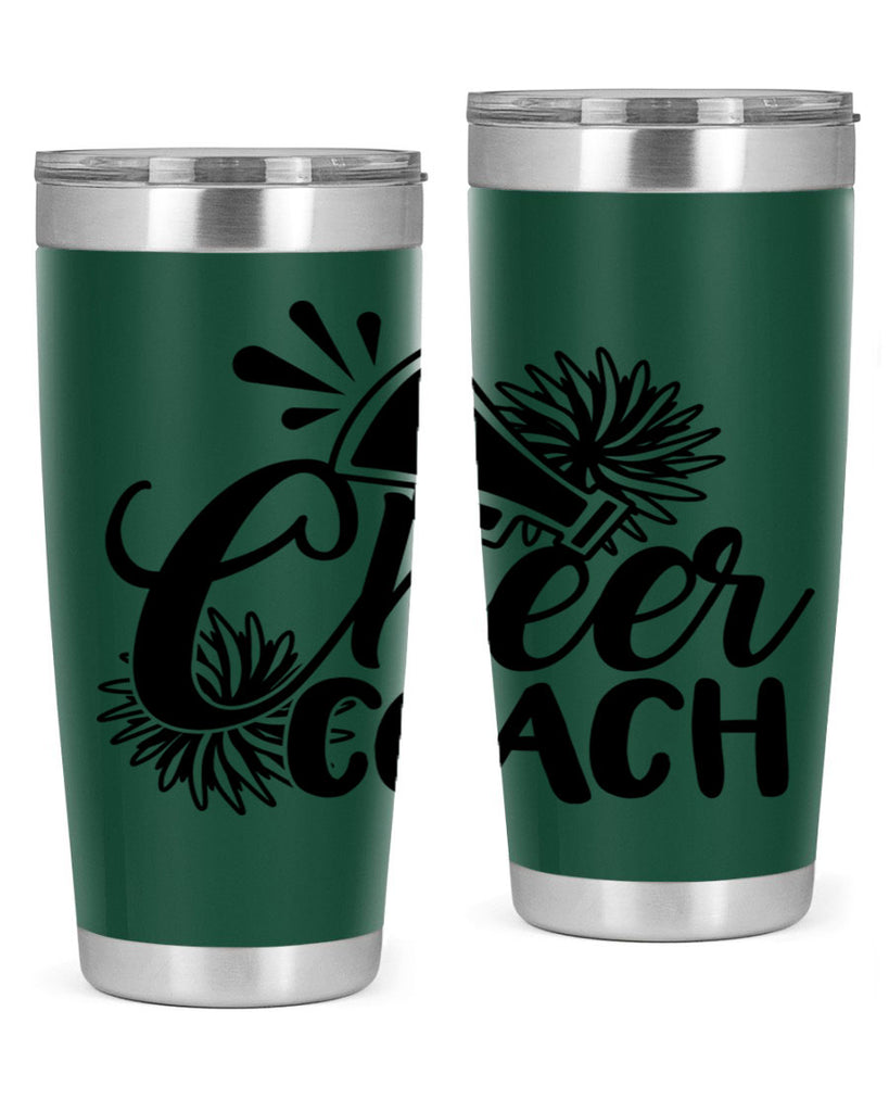 Cheer coach 1392#- cheer- Tumbler