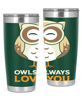 Cute Owl Always Love You A TurtleRabbit 3#- owl- Tumblers