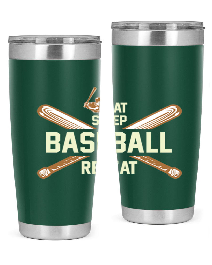 Eat 1285#- baseball- Tumbler