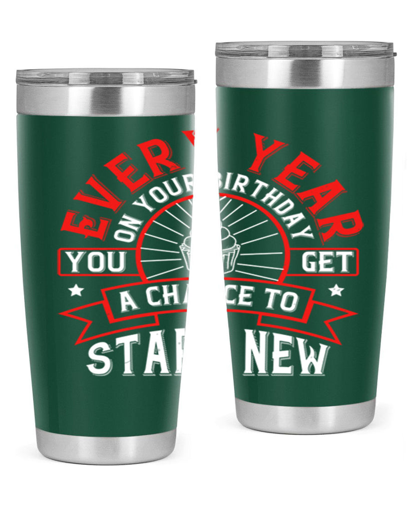 Every year on your birthday you get a chance to start new Style 86#- birthday- tumbler