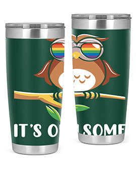 Funny Owl Gift Im Owlsome A TurtleRabbit 7#- owl- Tumblers