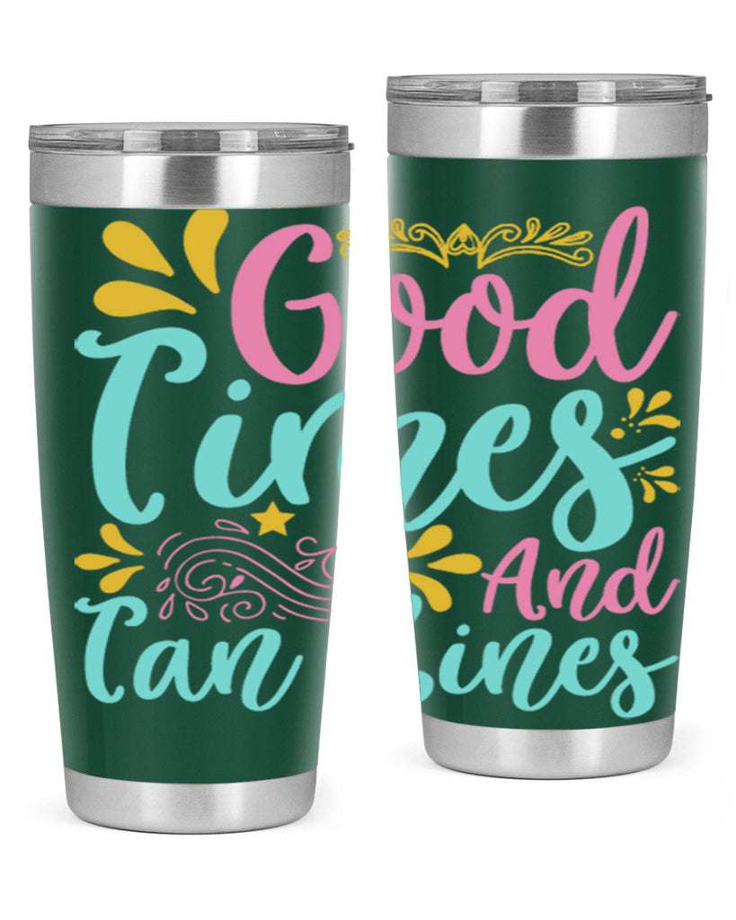 GOOD TIMES AND TAN LINES Style 65#- summer- Tumbler