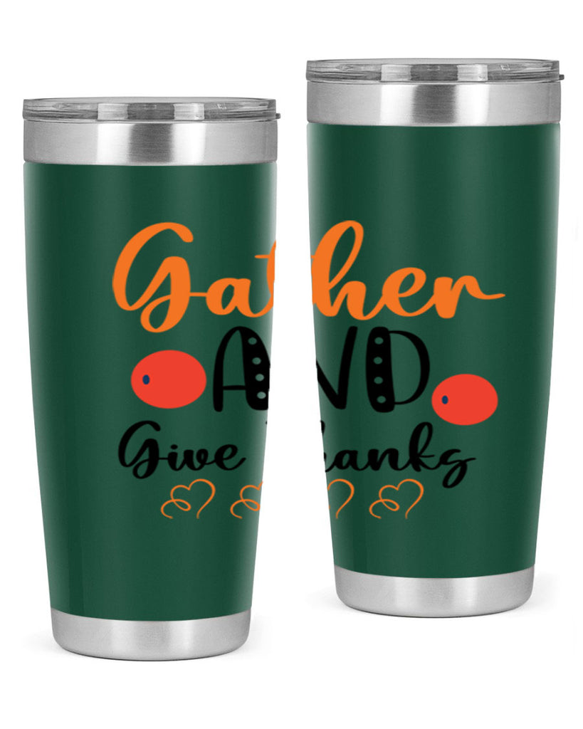 Gather And Give Thanks 188#- fall- Tumbler