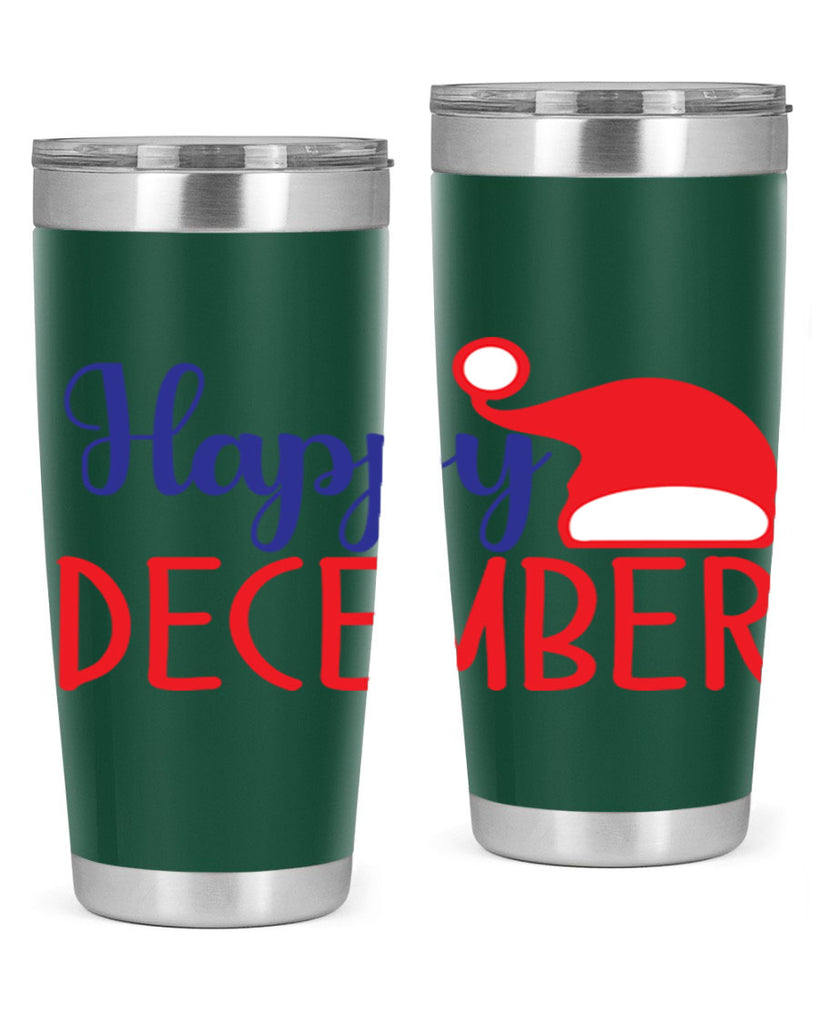Happy December 135#- winter- Tumbler
