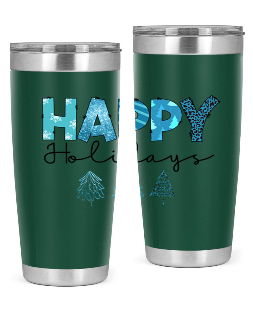 Happy Holidays 140#- winter- Tumbler