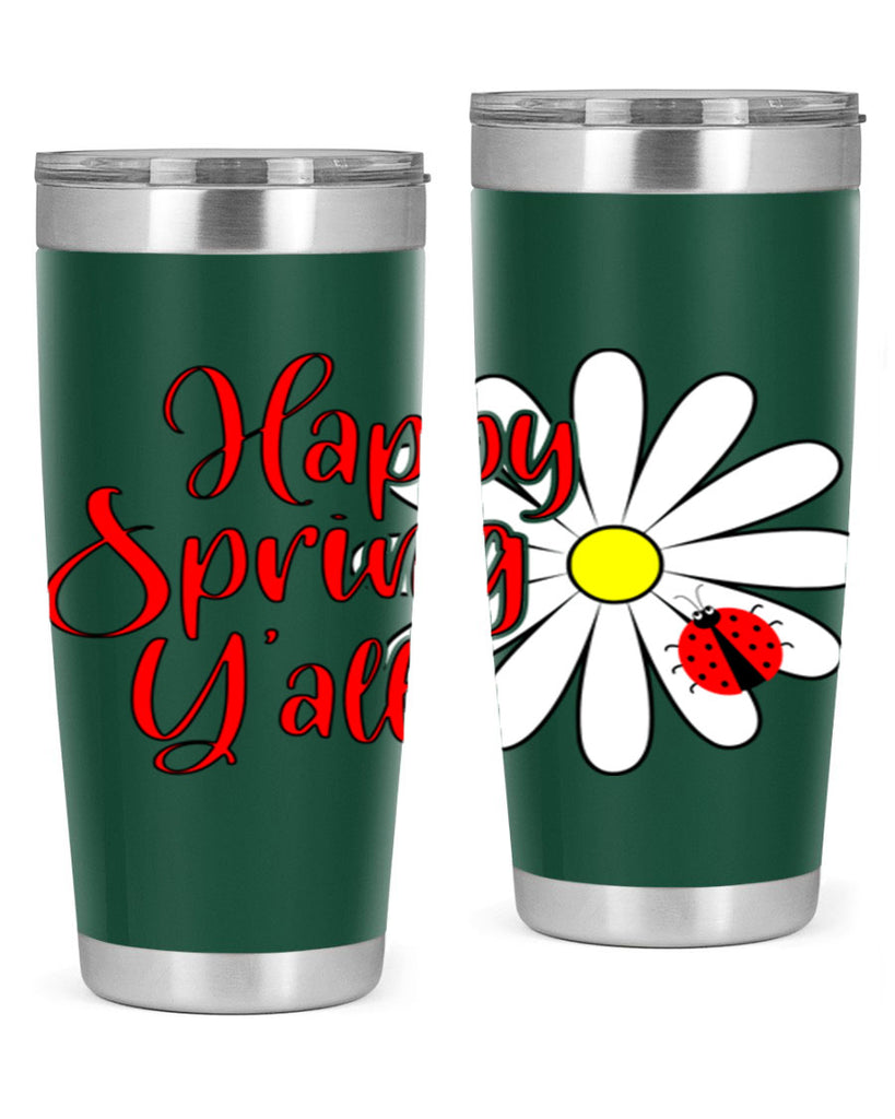 Happy Spring Y'all 161#- spring- Tumbler