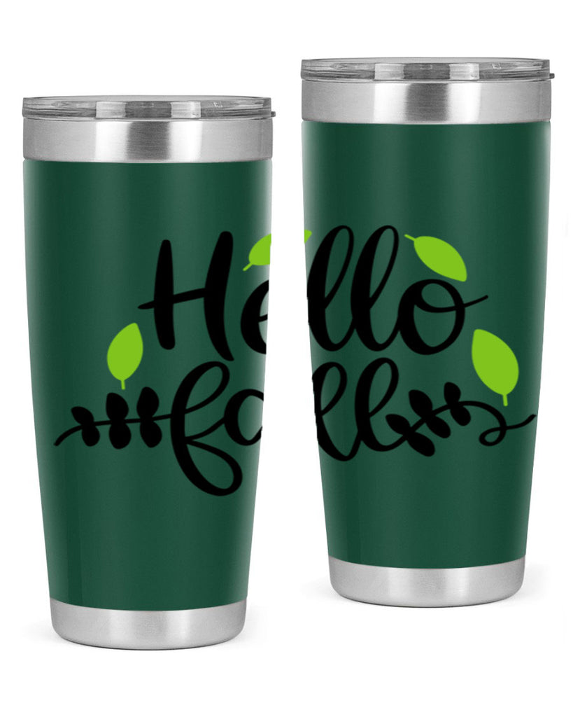 Hello Fall 283#- fall- Tumbler