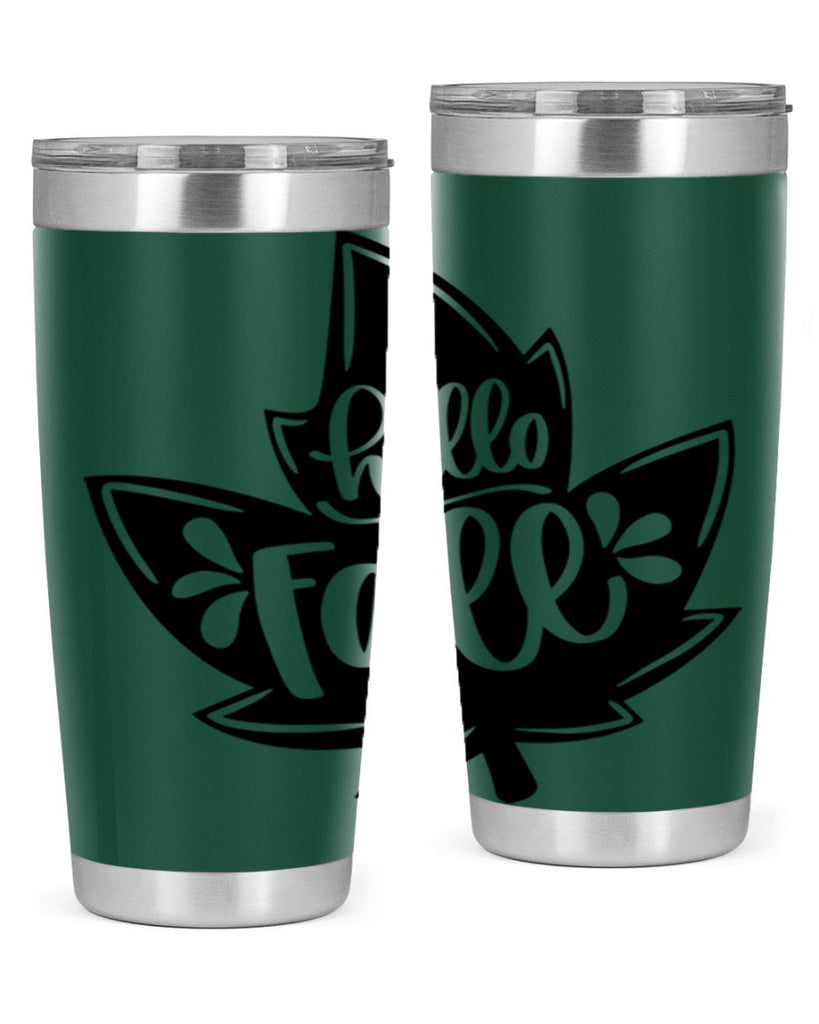 Hello Fall 494#- fall- Tumbler