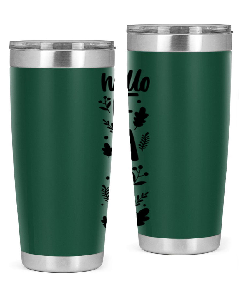 Hello Fall 495#- fall- Tumbler