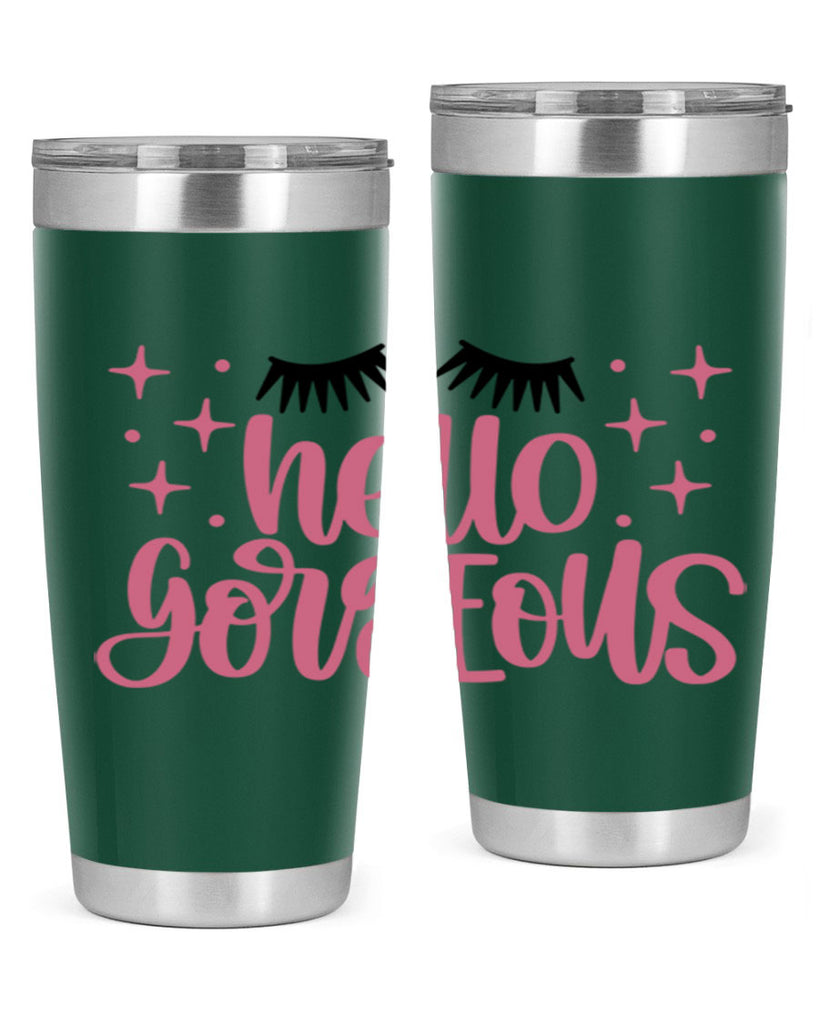 Hello Gorgeous Style 89#- make up- Tumbler