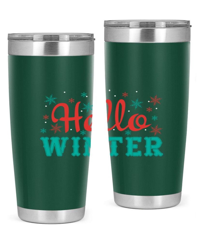 Hello Winter 182#- winter- Tumbler