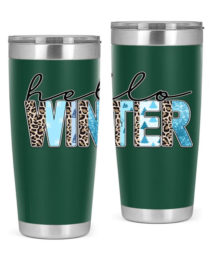 Hello Winter 189#- winter- Tumbler