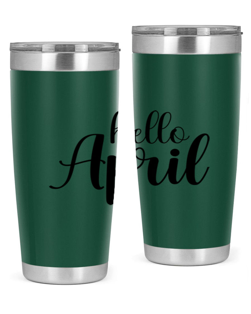 Hello april  219#- spring- Tumbler