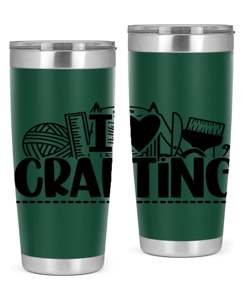 I Love Crafting 20#- crafting- Tumbler