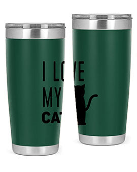 I Love My Cat Style 57#- cat- Tumbler