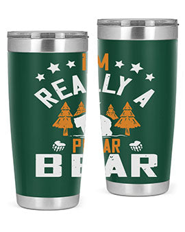 I'm really a polar bear 17#- Bears- Tumbler