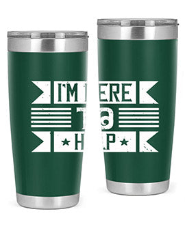 Im Here to Help Style 46#- volunteer- Tumbler