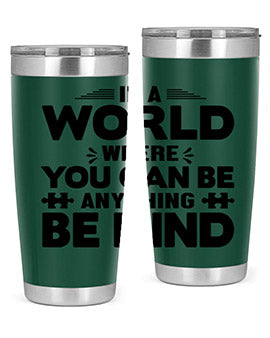 In a world Style 48#- autism- Tumbler