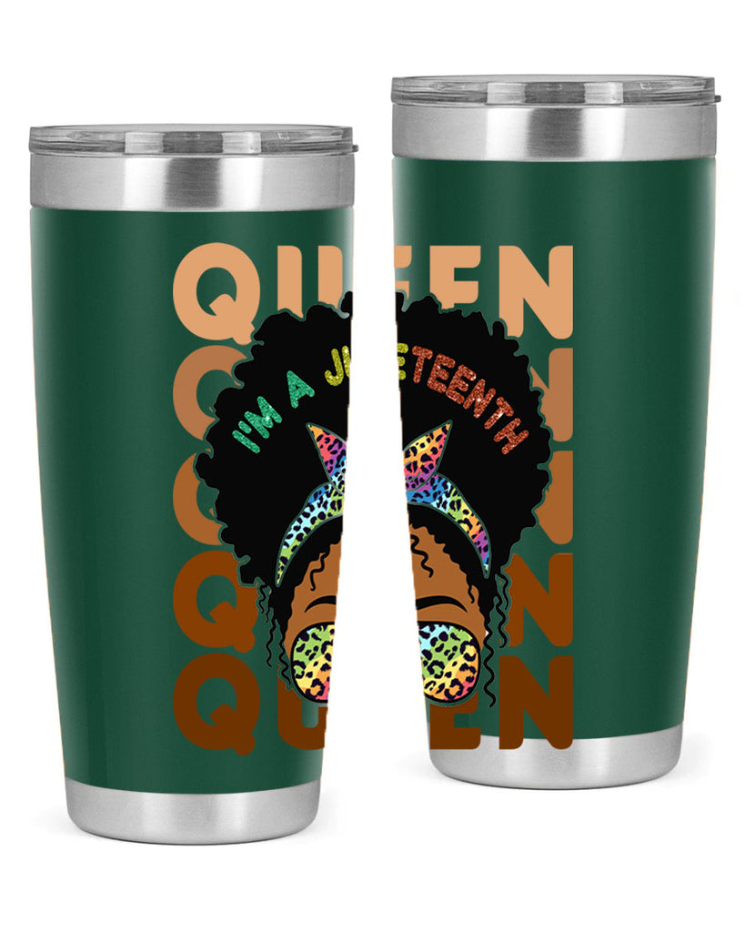 Juneteenth Queen Swag Black Melanin Png 26#- Juneteenth- tumbler