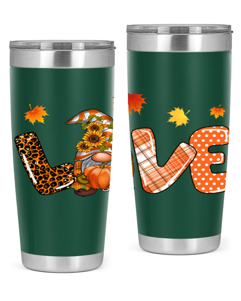 LOVEFallGnomeAutumn 416#- fall- Tumbler