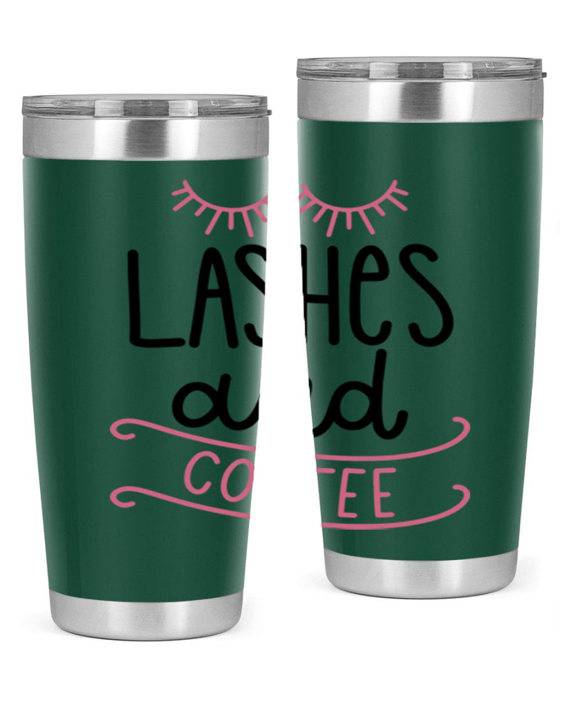 Lashes and Coffee Style 68#- make up- Tumbler