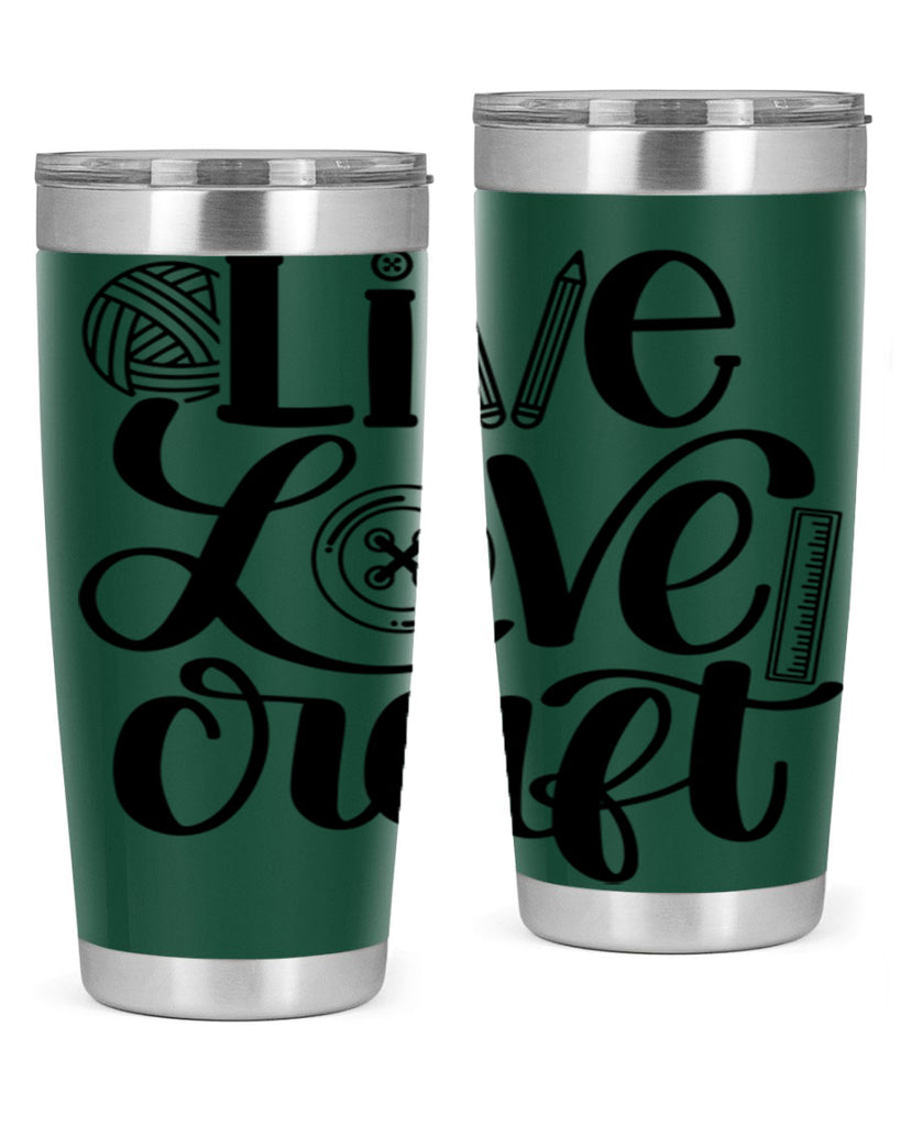 Live Love Craft 14#- crafting- Tumbler