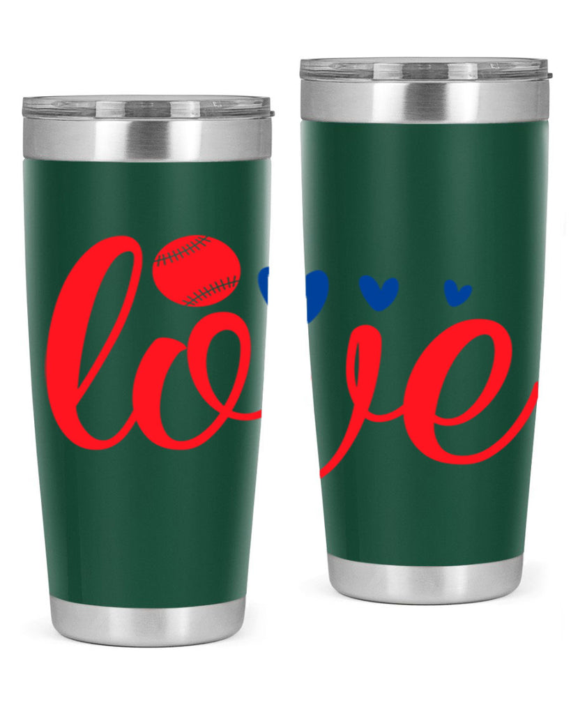 Love 2052#- baseball- Tumbler