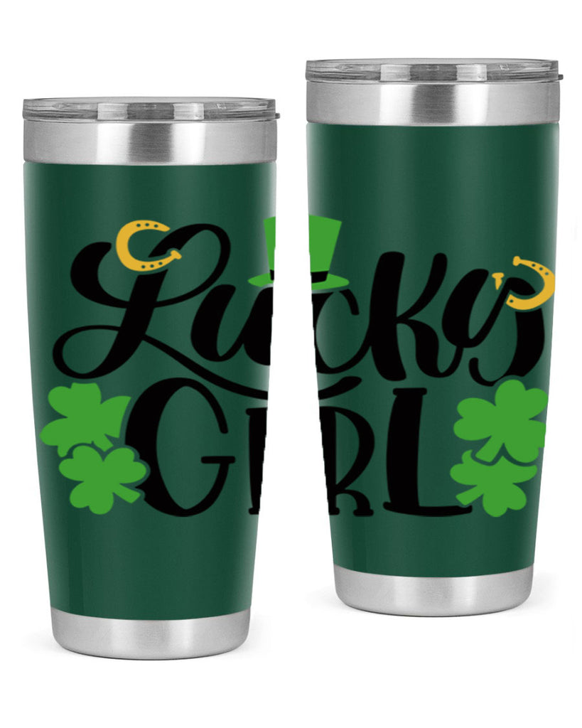 Lucky Girl Style 56#- St Patricks Day- Tumbler
