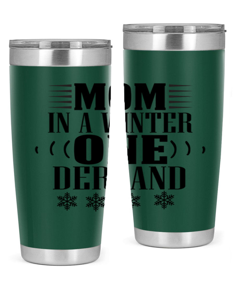MOM IN A WINTER ONE DERLAND 322#- winter- Tumbler