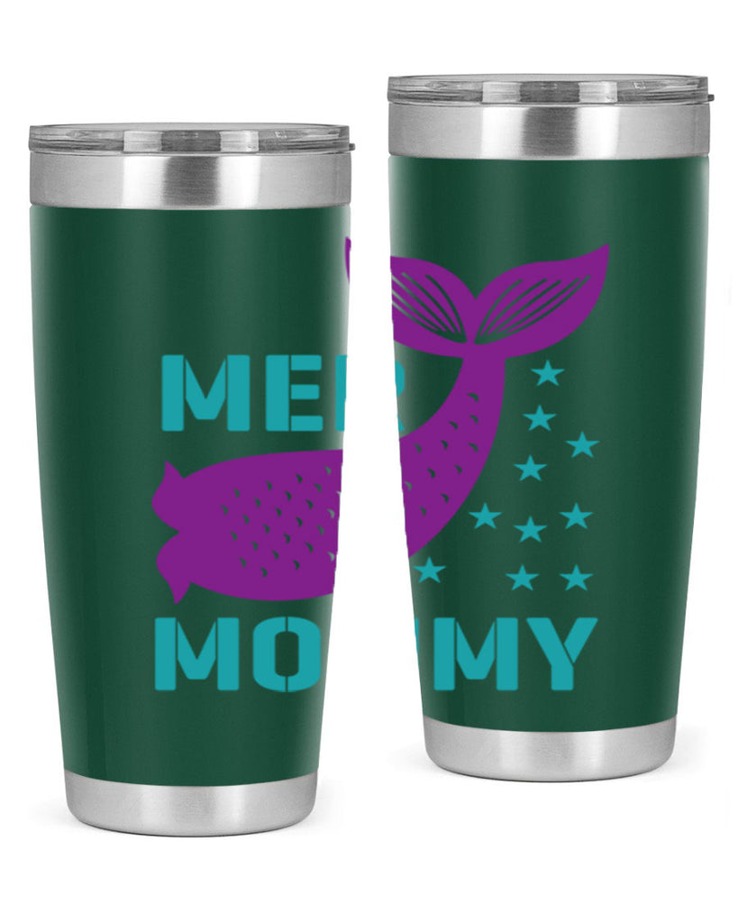 Mer Mommy 342#- mermaid- Tumbler