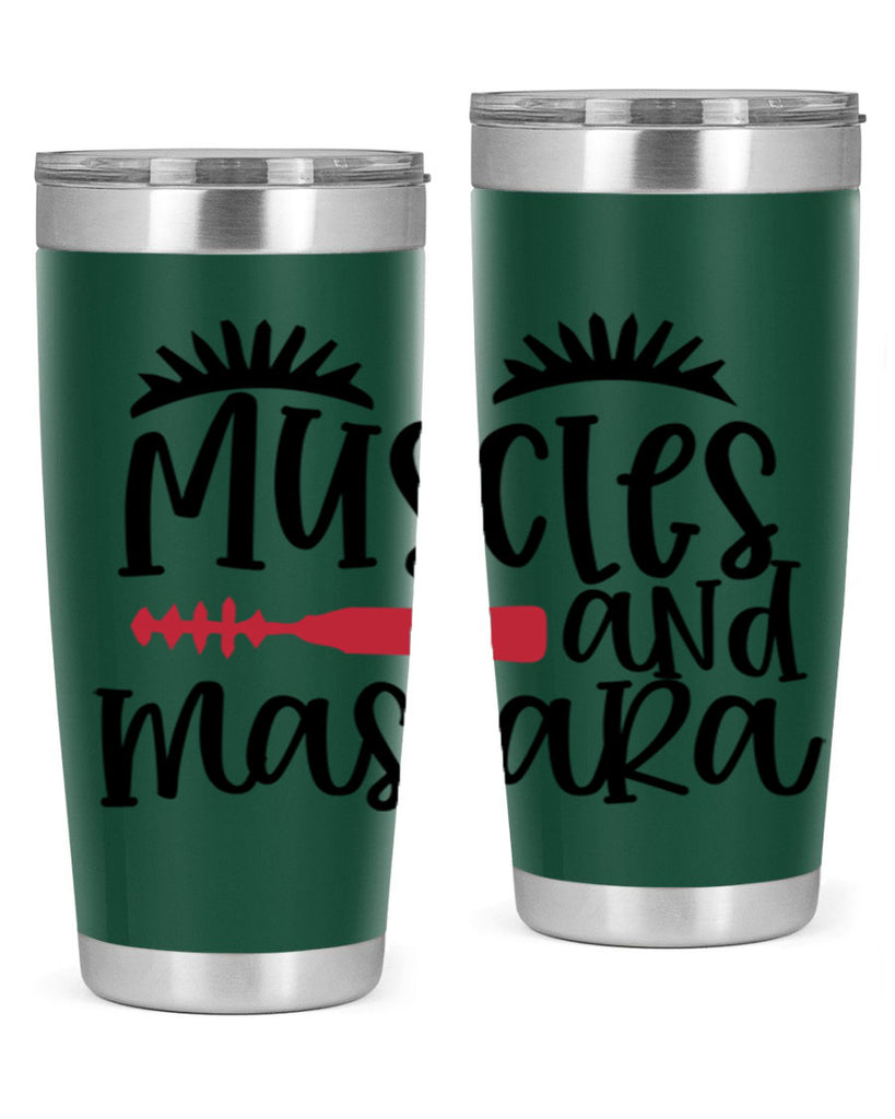 Muscles and mascara design Style 221#- make up- Tumbler