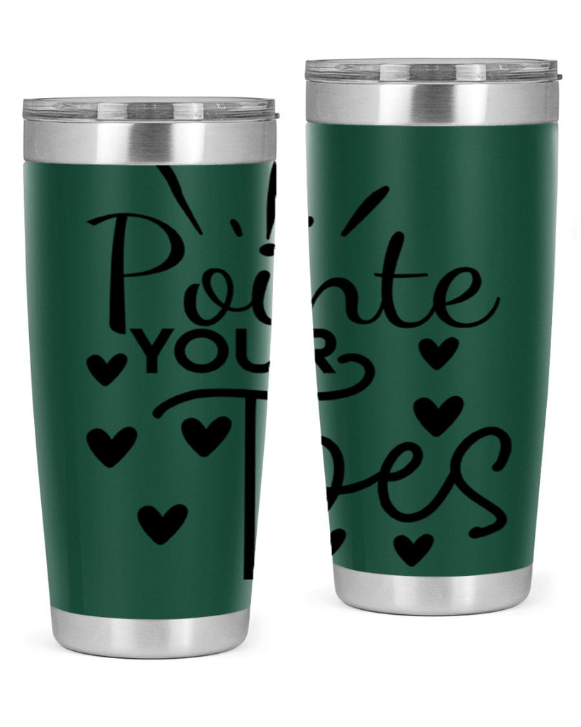 Pointe Your Toes 73#- ballet- Tumbler