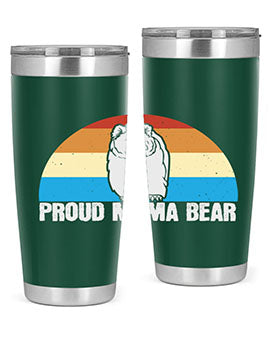 Proud mama bear 26#- Bears- Tumbler