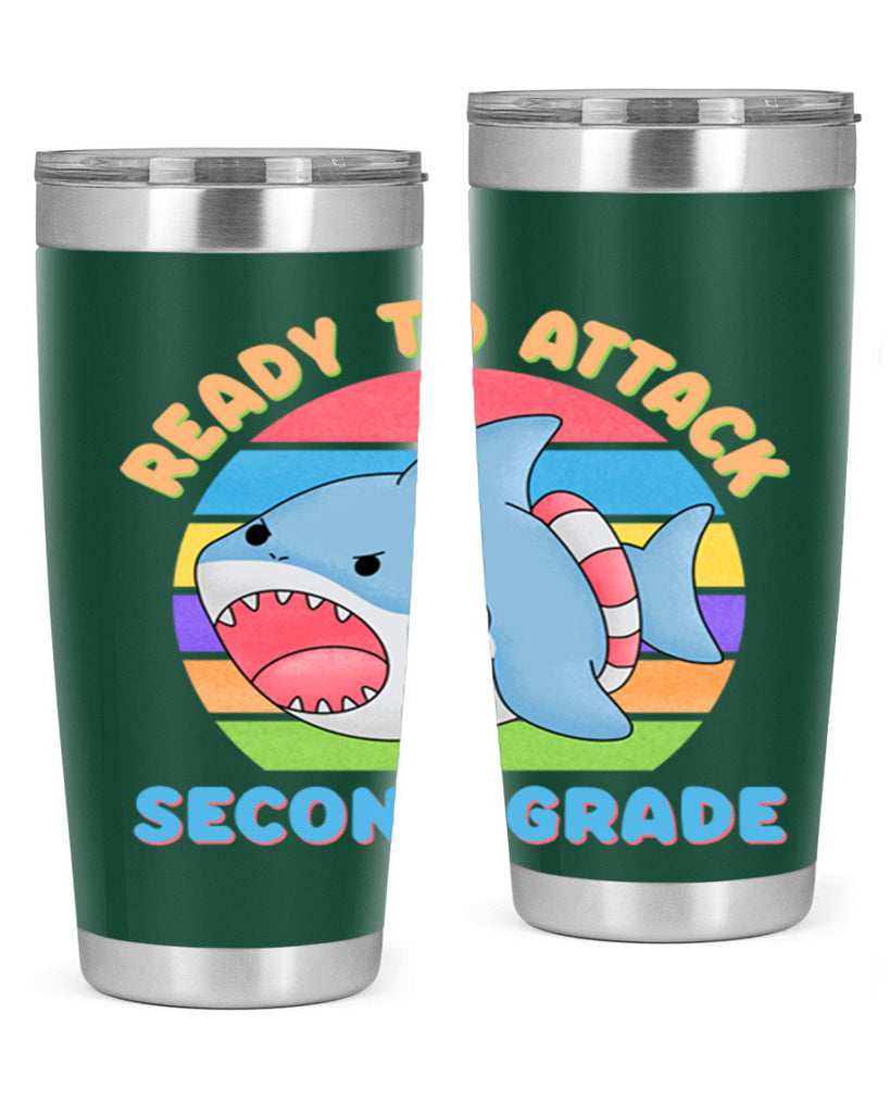 Ready to Attack 2nd Grade 19#- second grade- Tumbler