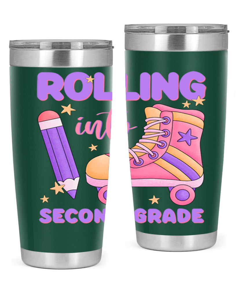 Rolling into 2nd Grade 24#- second grade- Tumbler