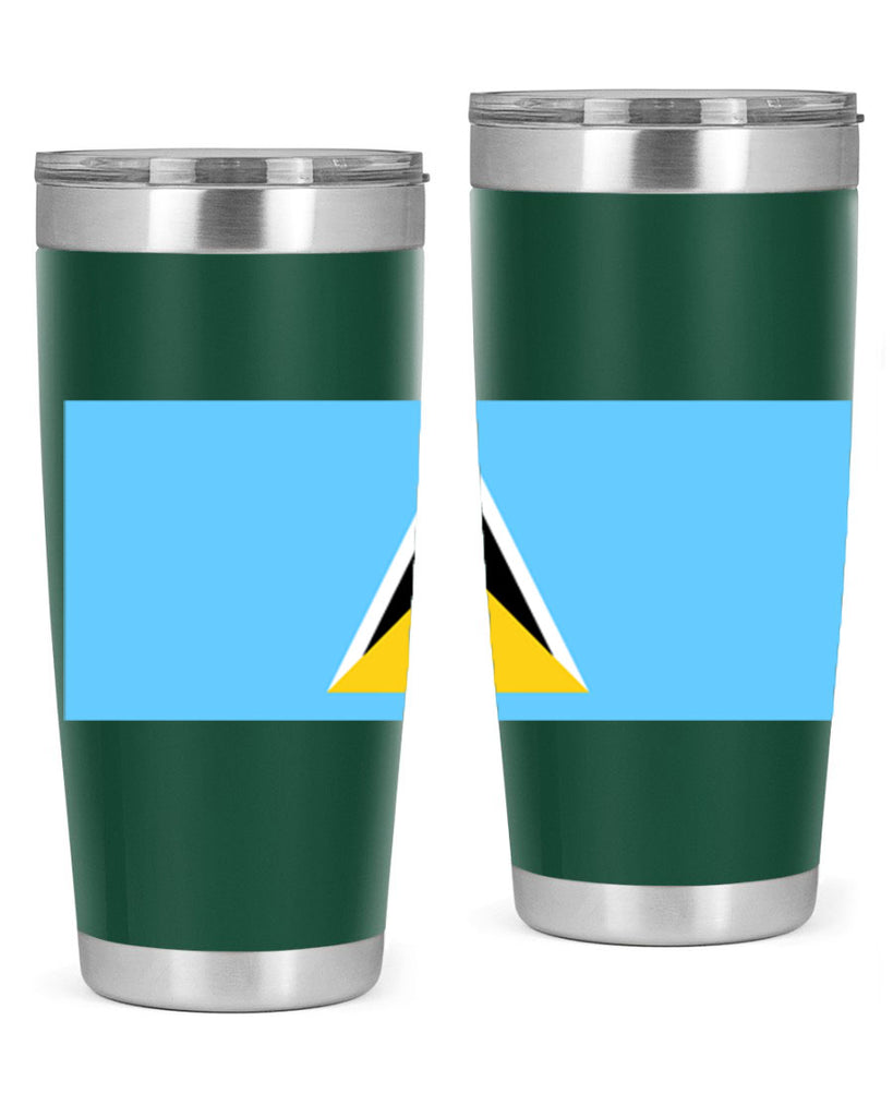 Saint Lucia 51#- world flags- Tumbler