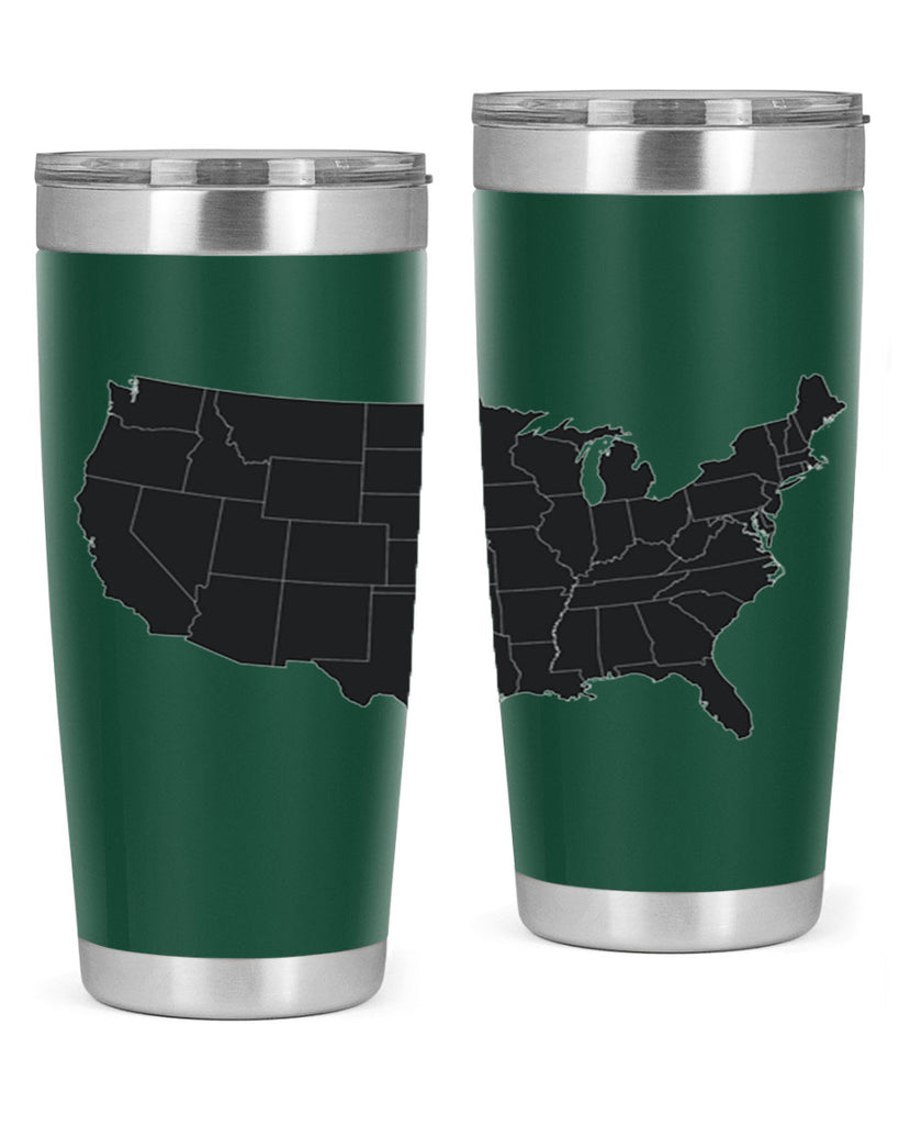 Separate Color Map Style 71#- Fourt Of July- Tumbler