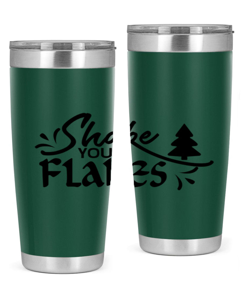 Shake Your Flakes 354#- winter- Tumbler