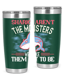 Sharks aren’t the monsters we make them out to be Style 24#- shark  fish- Tumbler