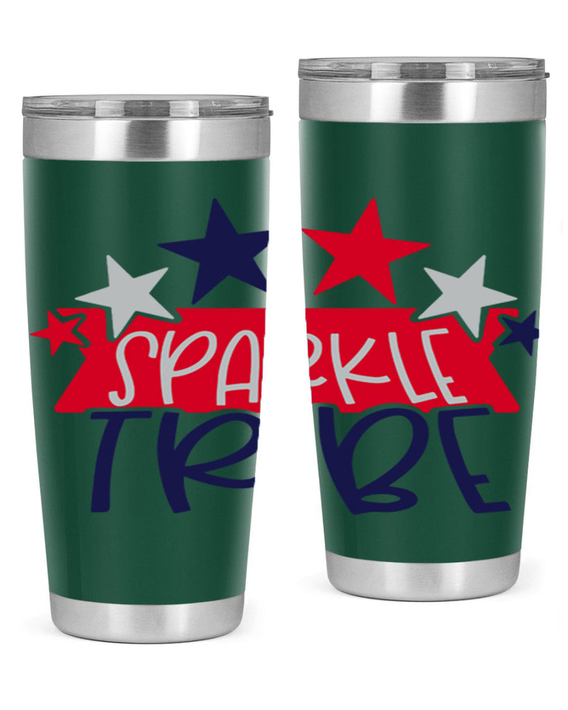 Sparkle Tribe Style 172#- Fourt Of July- Tumbler