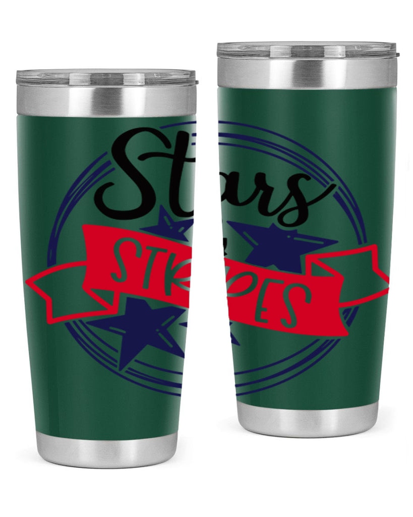 Stars StripeS Style 174#- Fourt Of July- Tumbler