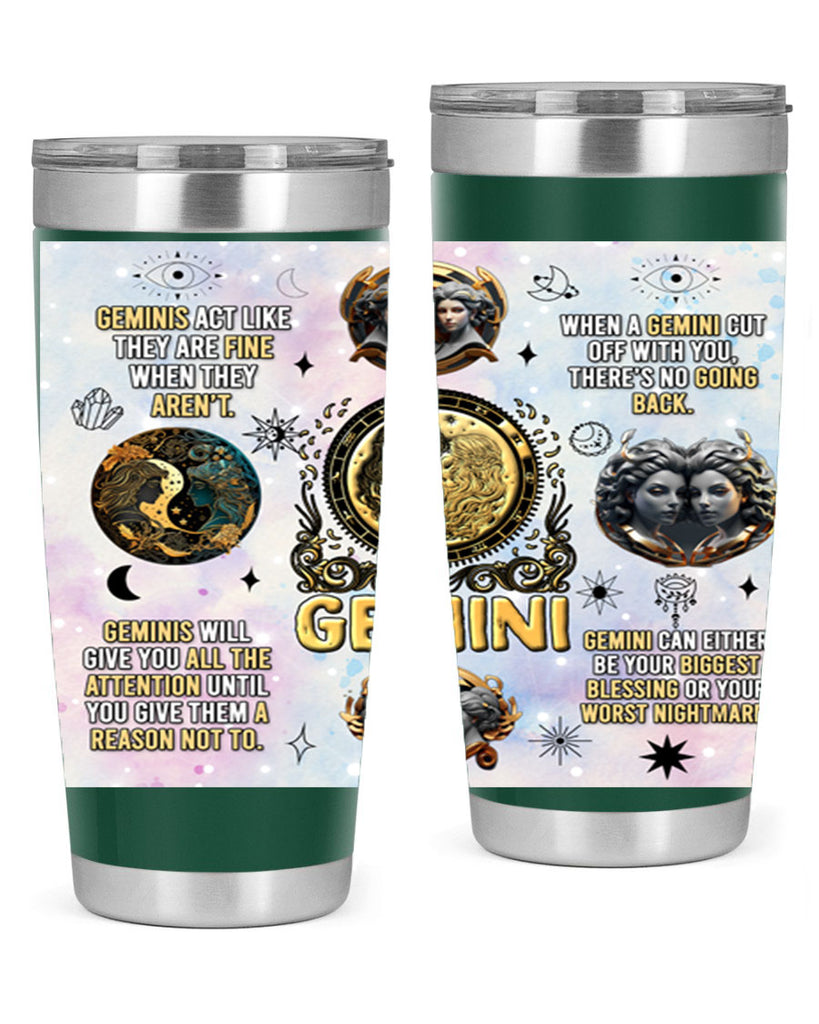 StraightGemini 472#- zodiac- Tumbler