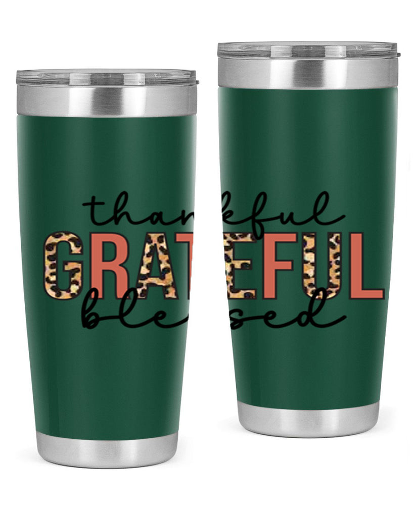 Thankful grateful blessed 602#- fall- Tumbler