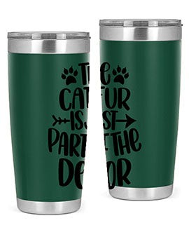 The Cat fur Is Just Part of Style 106#- cat- Tumbler