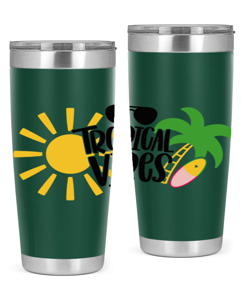 Tropical Vibes Style 9#- summer- Tumbler