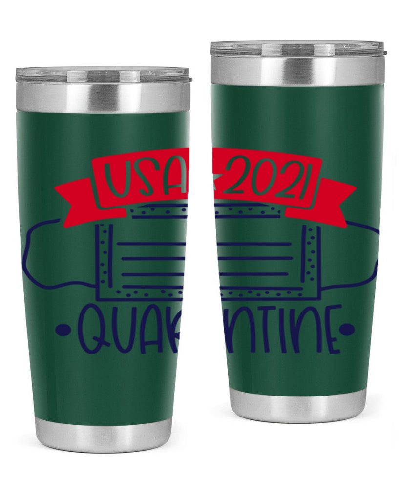 USA Quarentine Style 183#- Fourt Of July- Tumbler