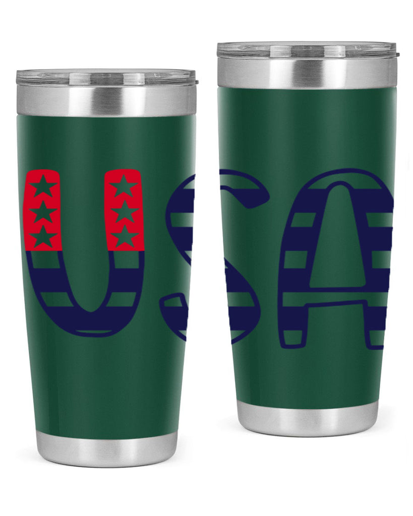 USA Style 184#- Fourt Of July- Tumbler
