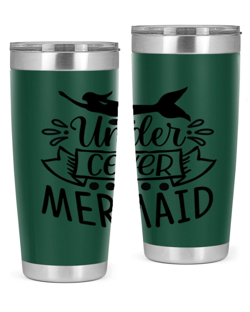 Under cover mermaid 645#- mermaid- Tumbler