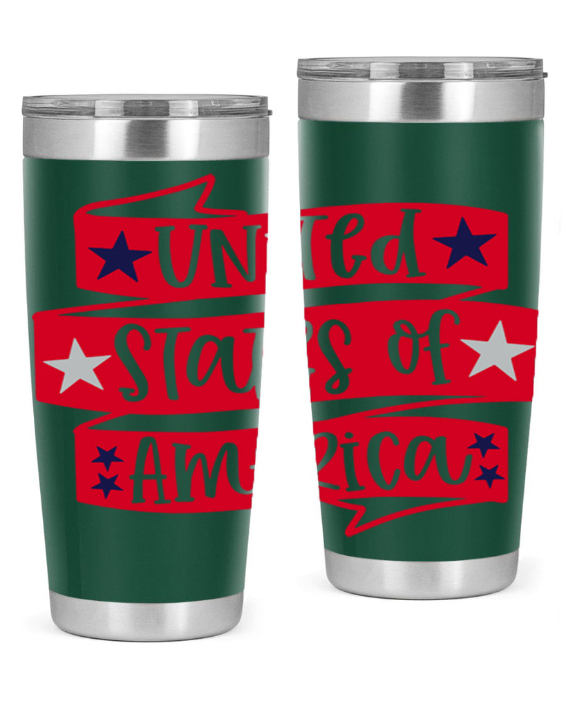 United States Of America Style 177#- Fourt Of July- Tumbler