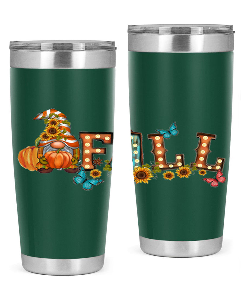 VintageFallGnome 626#- fall- Tumbler